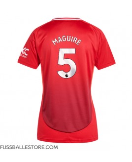 Günstige Manchester United Harry Maguire #5 Heimtrikot Damen 2024-25 Kurzarm